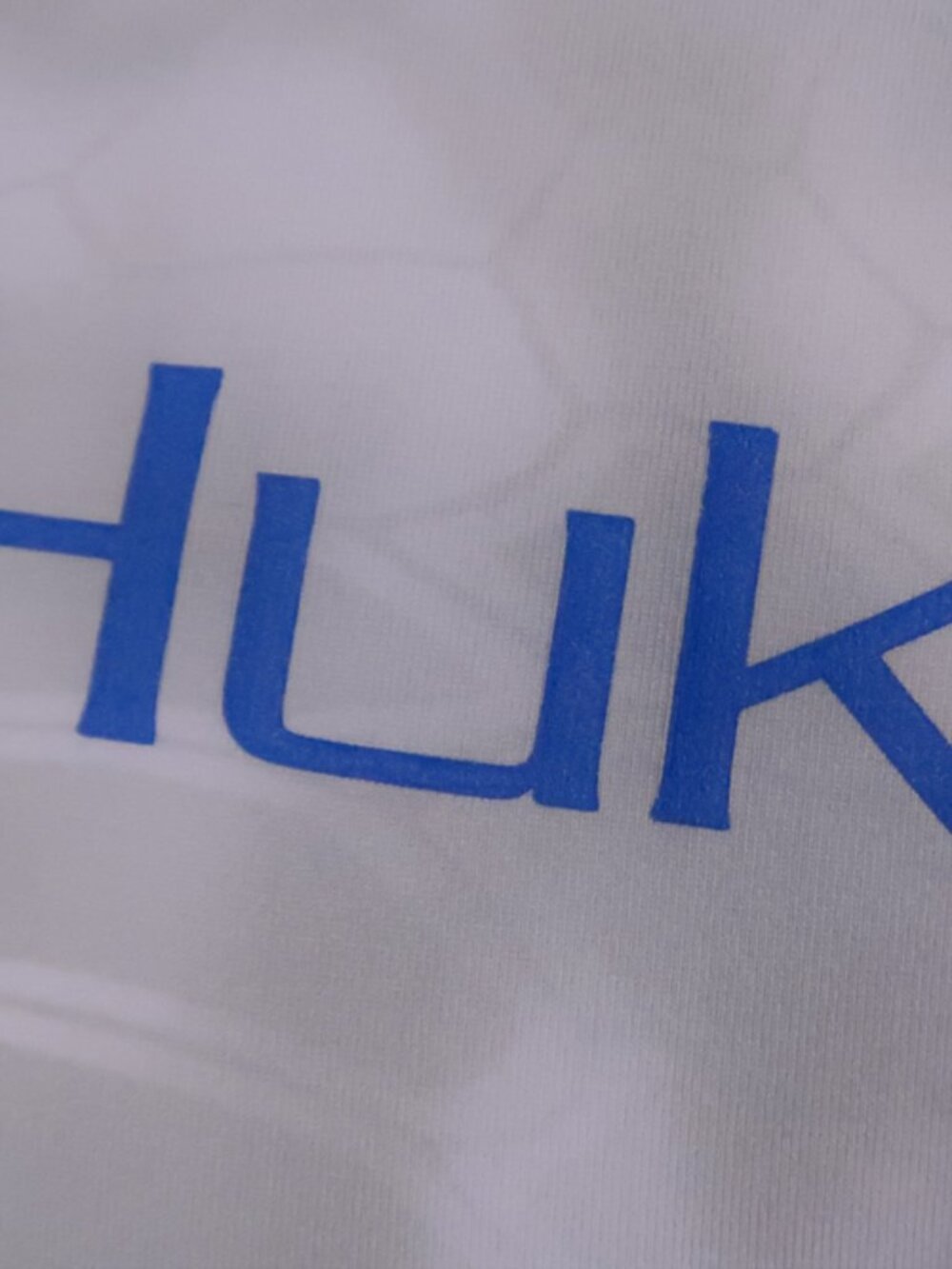 Huk Performance Fishing White-Gray Camo LS Tee (M) OMG 😎 🐟